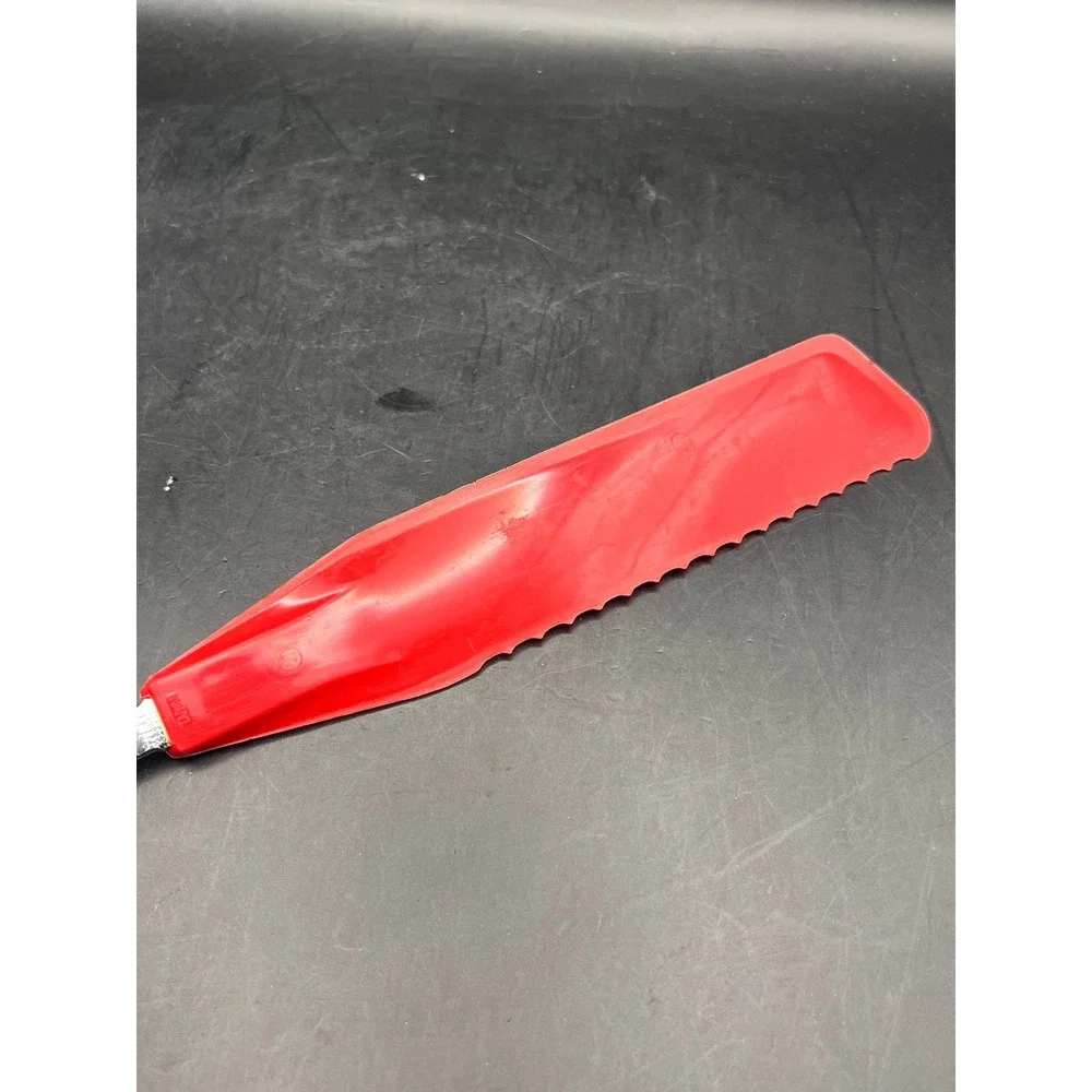 Vtg Bonny USA‎ Red Nylon White Handle Cake Spatula Froster Server 12.25